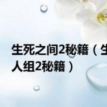 生死之间2秘籍(生死四人组2秘籍)