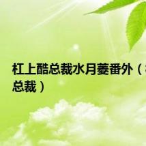 杠上酷总裁水月菱番外（杠上酷总裁）