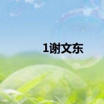 1谢文东