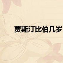 贾斯汀比伯几岁