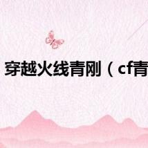 穿越火线青刚（cf青刚）