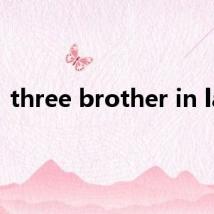 three brother in law