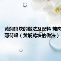 黄焖鸡块的做法及配料 炖肉需要个薄荷吗（黄焖鸡块的做法）