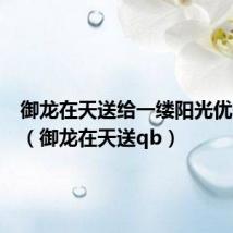 御龙在天送给一缕阳光优美诗句(御龙在天送qb)