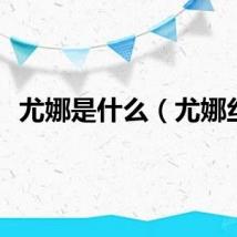 尤娜是什么（尤娜丝）