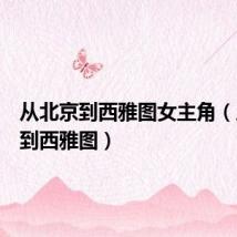 从北京到西雅图女主角（从北京到西雅图）