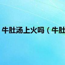 牛肚汤上火吗（牛肚汤）