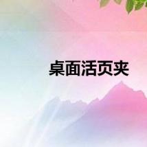 桌面活页夹