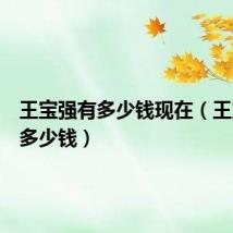 王宝强有多少钱现在(王宝强有多少钱)