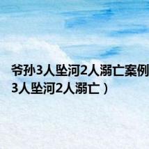 爷孙3人坠河2人溺亡案例(爷孙3人坠河2人溺亡)
