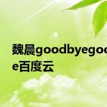 魏晨goodbyegoodbye百度云