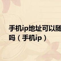 手机ip地址可以随便改吗(手机ip)