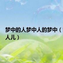 梦中的人梦中人的梦中(梦中的人儿)