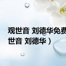 观世音 刘德华免费(观世音 刘德华)