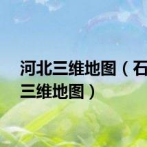 河北三维地图（石家庄三维地图）