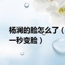 杨澜的脸怎么了（杨澜一秒变脸）