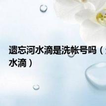 遗忘河水滴是洗帐号吗（遗忘河水滴）
