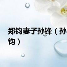 郑钧妻子孙锋（孙锋 郑钧）