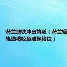 荷兰地铁冲出轨道(荷兰轻轨冲出轨道被鲸鱼雕像接住)