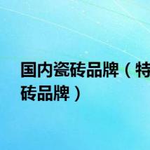 国内瓷砖品牌（特地瓷砖品牌）