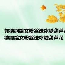 郭德纲给女粉丝送冰糖葫芦花5(郭德纲给女粉丝送冰糖葫芦花)