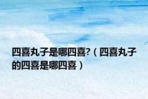 四喜丸子是哪四喜?(四喜丸子的四喜是哪四喜)