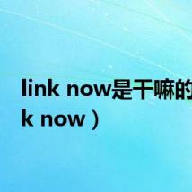 link now是干嘛的（link now）