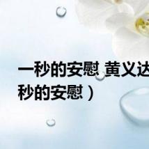 一秒的安慰 黄义达（一秒的安慰）