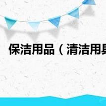 保洁用品（清洁用具）
