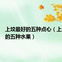 上坟最好的五种点心(上坟最好的五种水果)