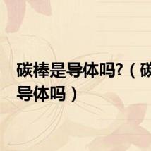 碳棒是导体吗?（碳棒是导体吗）