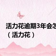 活力花逾期3年会怎么样（活力花）