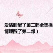 爱情睡醒了第二部全集播放（爱情睡醒了第二部）