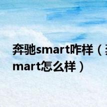 奔驰smart咋样（奔驰smart怎么样）