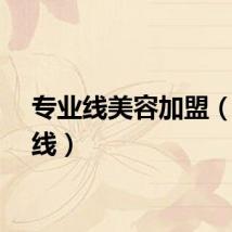 专业线美容加盟（专业线）