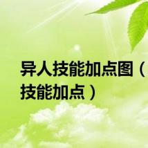 异人技能加点图（异人技能加点）