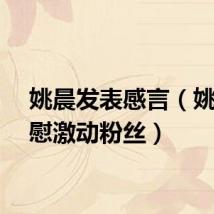 姚晨发表感言（姚晨安慰激动粉丝）
