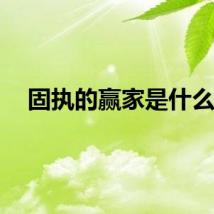固执的赢家是什么？