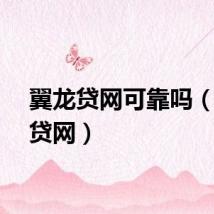 翼龙贷网可靠吗（翼龙贷网）