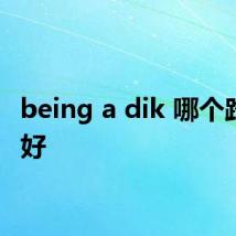 being a dik 哪个路线最好