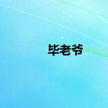 毕老爷