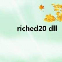 riched20 dll