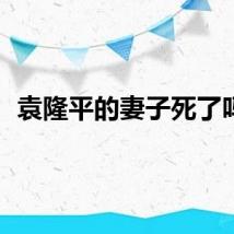 袁隆平的妻子死了吗？