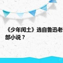 《少年闰土》选自鲁迅老师的哪部小说？