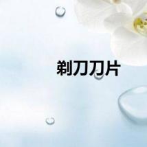 剃刀刀片