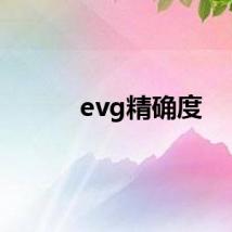 evg精确度