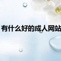 有什么好的成人网站吗？