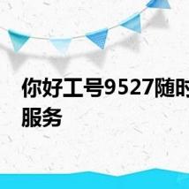 你好工号9527随时为你服务