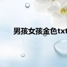 男孩女孩金色txt