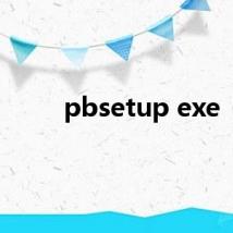 pbsetup exe